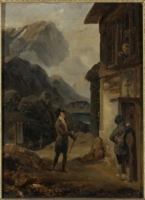  55-Il duca d'Orléans all'ospizio di San Gottardo-Musee Condé 